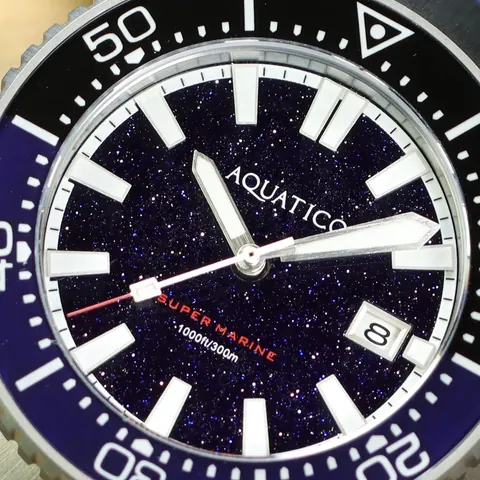 Super Marine Aventurine Dial Watch