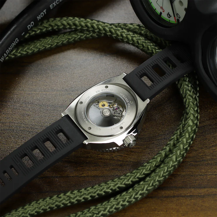 Super Marine Black Dial (Miyota 9015) Left Crown thumbnail 2