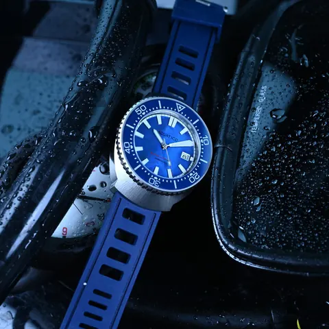 Super Marine Titanium Blue MOP Dial