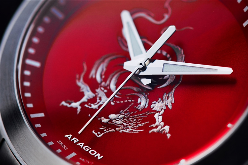 ARAGON Antigravity Dragon Swiss Ronda R150 Automatic (A527RED) thumbnail 2