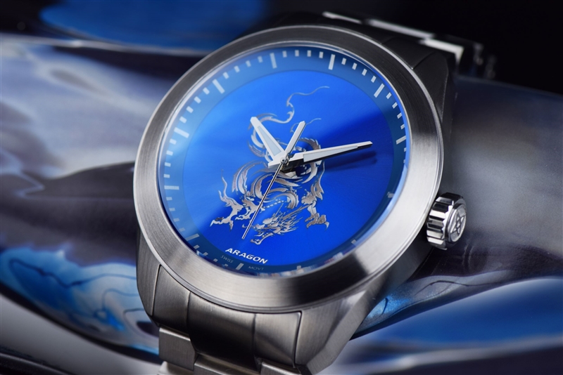 ARAGON Antigravity Dragon Swiss Ronda R150 Automatic (A528BLU) thumbnail 2