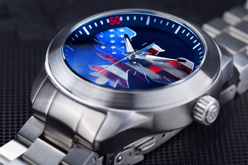 ARAGON Antigravity Eagle Swiss Ronda R150 Automatic (A526BLU) thumbnail 2