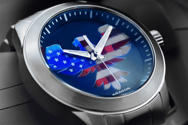 ARAGON Antigravity Eagle Swiss Ronda R150 Automatic (A526BLU) thumbnail 3