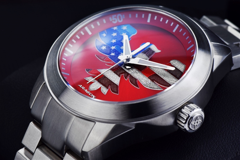 ARAGON Antigravity Eagle Swiss Ronda R150 Automatic (A526RED) thumbnail 2