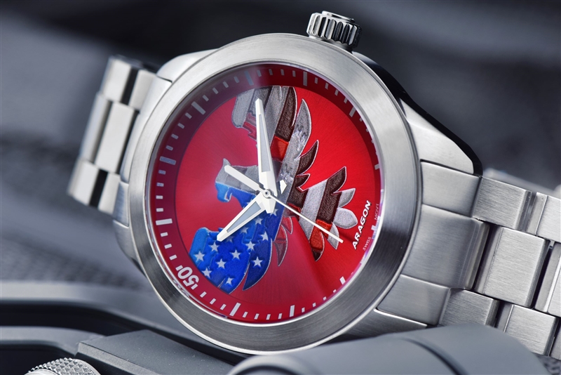 ARAGON Antigravity Eagle Swiss Ronda R150 Automatic (A526RED) thumbnail 3
