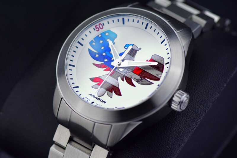 ARAGON Antigravity Eagle Swiss Ronda R150 Automatic (A526WHT) thumbnail 2