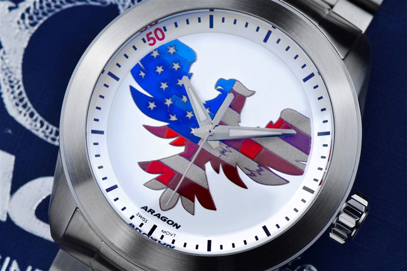 ARAGON Antigravity Eagle Swiss Ronda R150 Automatic (A526WHT) thumbnail 3