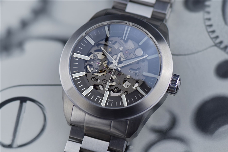 ARAGON Antigravity Skeleton Seiko NH70 / NH72 Automatic (A523BLK) thumbnail 2