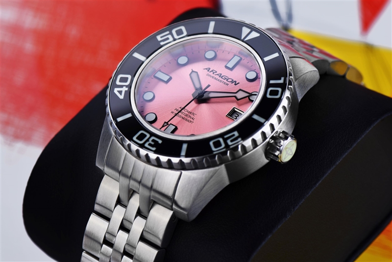 ARAGON Divemaster 42 Swiss Ronda R150 Automatic (A611PNK) thumbnail 2