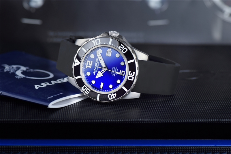 ARAGON Divemaster Titanium NH35 Automatic (A627BLU) thumbnail 2