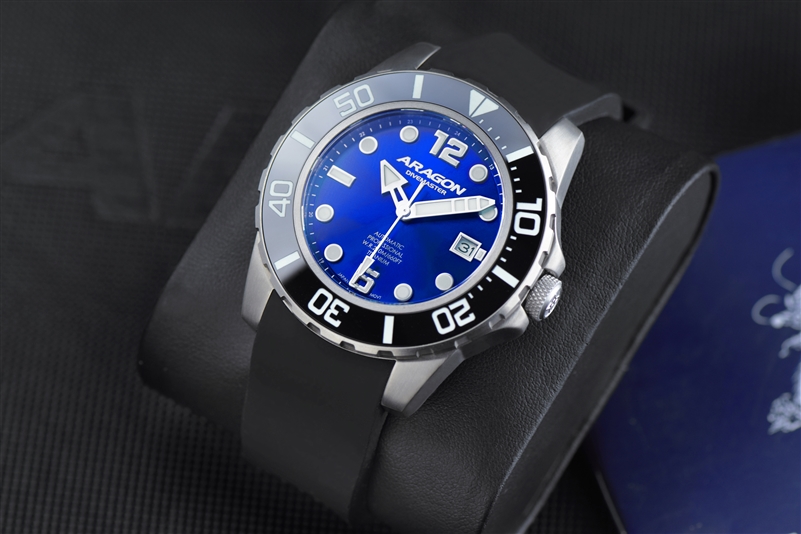 ARAGON Divemaster Titanium NH35 Automatic (A627BLU) thumbnail 3