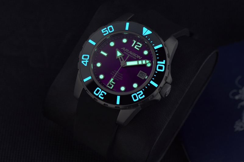ARAGON Divemaster Titanium NH35 Automatic (A627PUR) thumbnail 3
