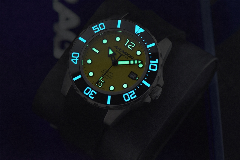 ARAGON Divemaster Titanium NH35 Automatic (A627YEL) thumbnail 3