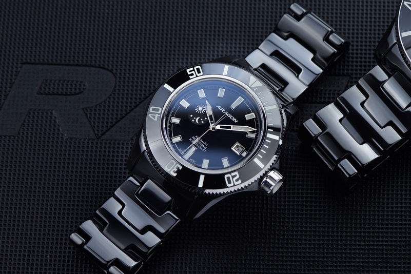 ARAGON Hercules Ceramic 8217 (44mm) (A613BLK) thumbnail 2