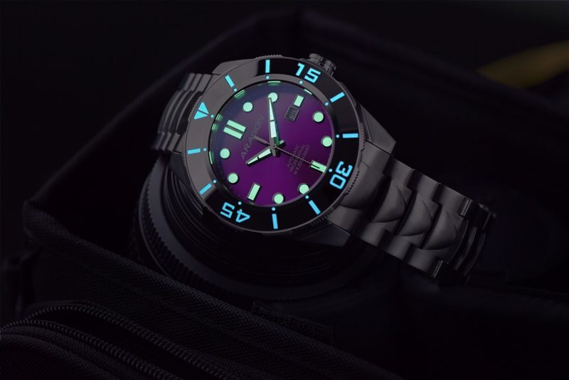 ARAGON Hercules Swiss Soprod M100 with 25 jewels 28,800 vph automatic (A503PUR) thumbnail 3