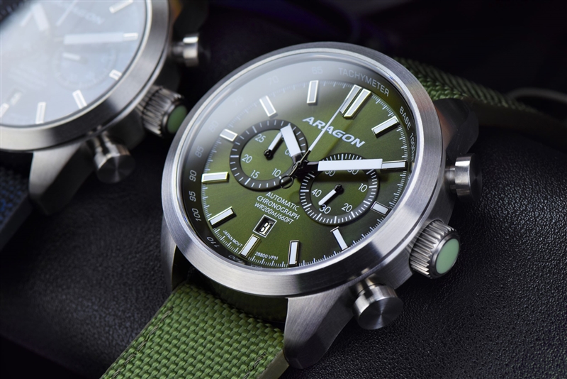 Caprice NE86 Automatic Chrono 48mm LE (A495GRN) thumbnail 2