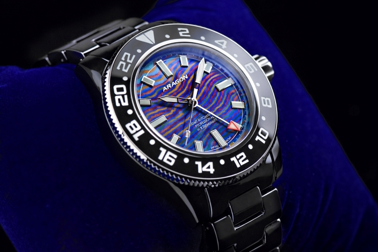 Hercules Ceramic GMT Miyota 9075 Automatic (A619DAS) thumbnail 2