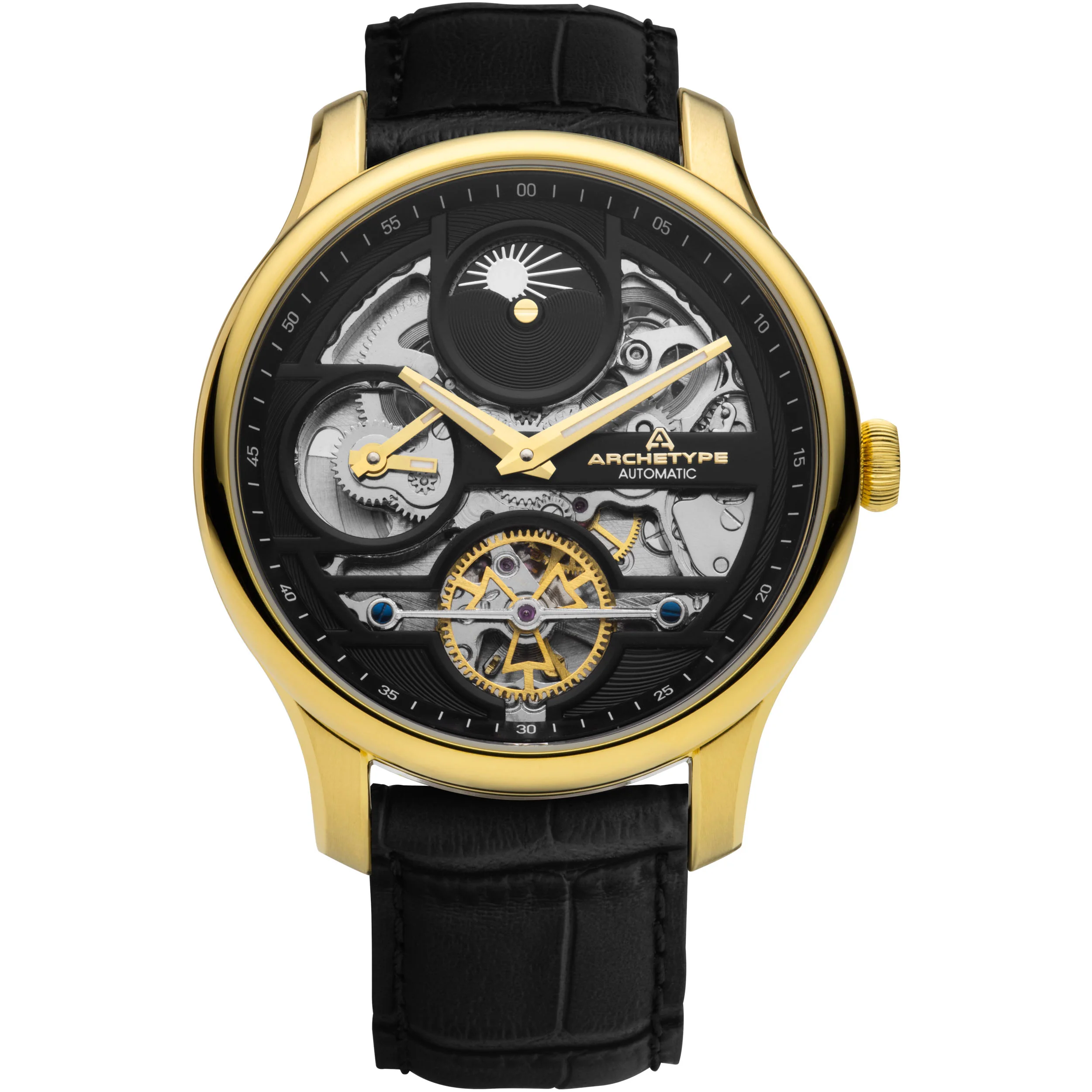 Archer Automatic Gold Black selected view