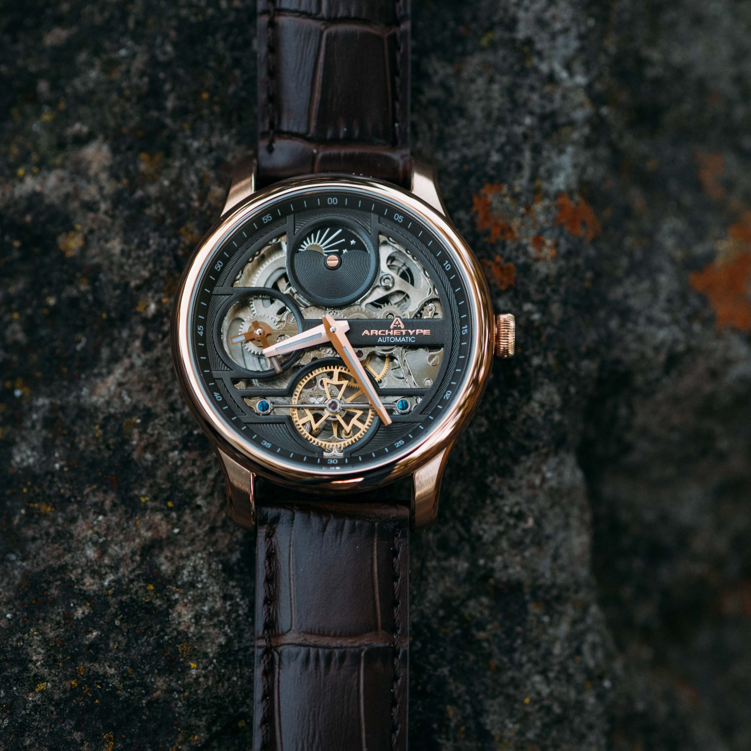 Archer Automatic Rose Gold Brown thumbnail 2