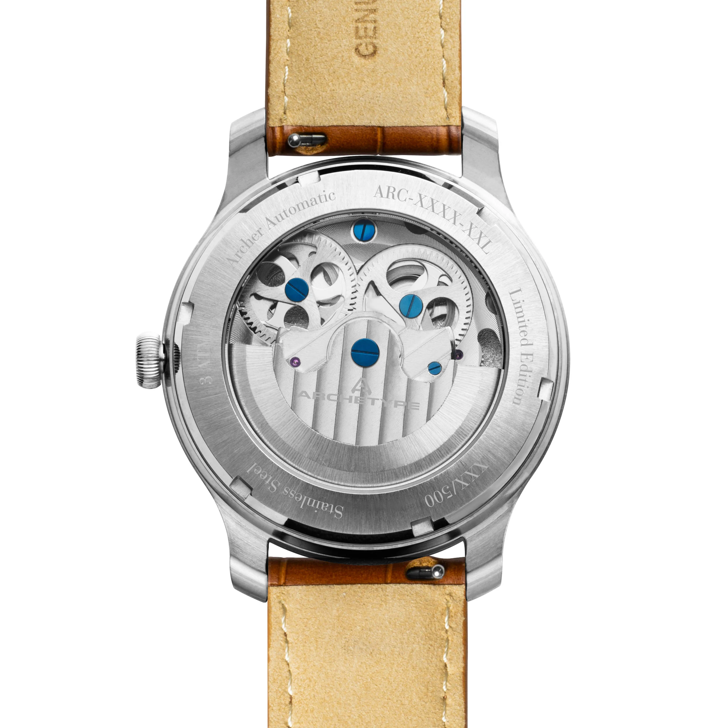 Archer Automatic Silver Tan Navy thumbnail 3