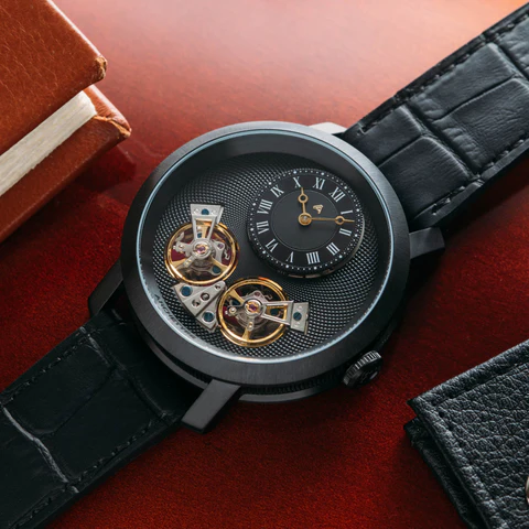 Caspian Automatic All Black Gold thumbnail 2