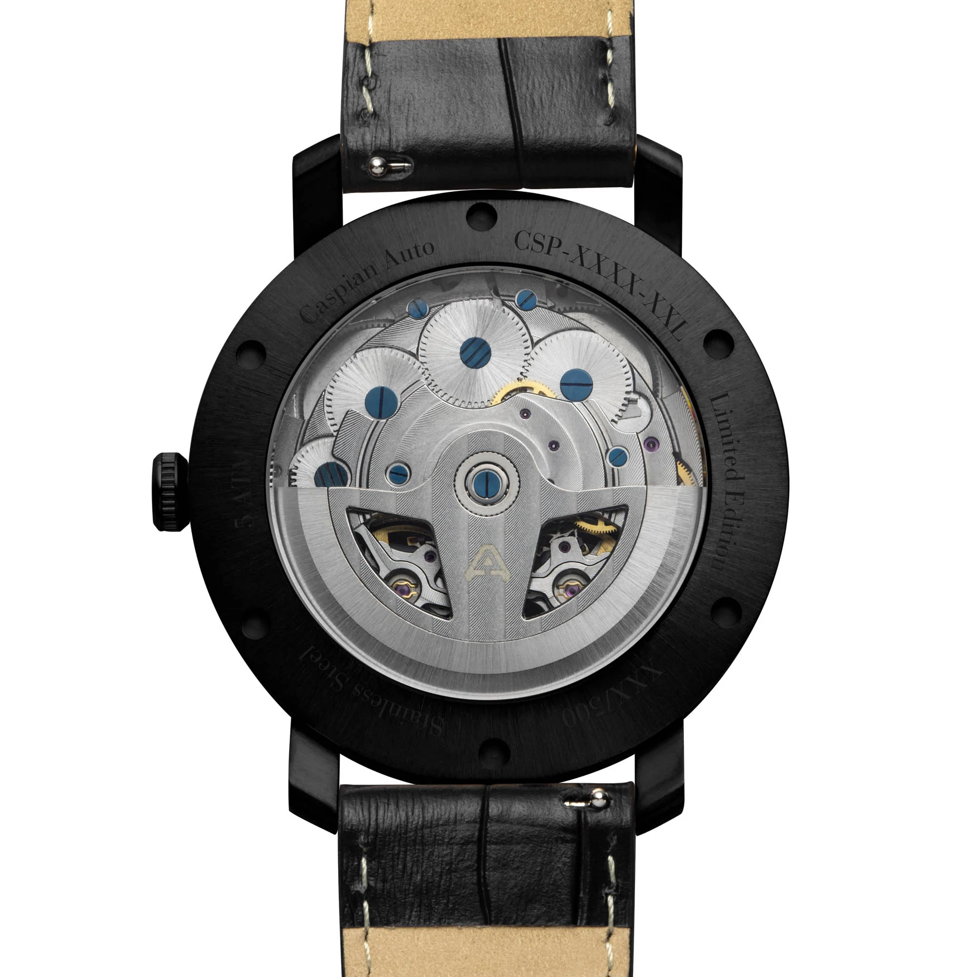 Caspian Automatic All Black Gold