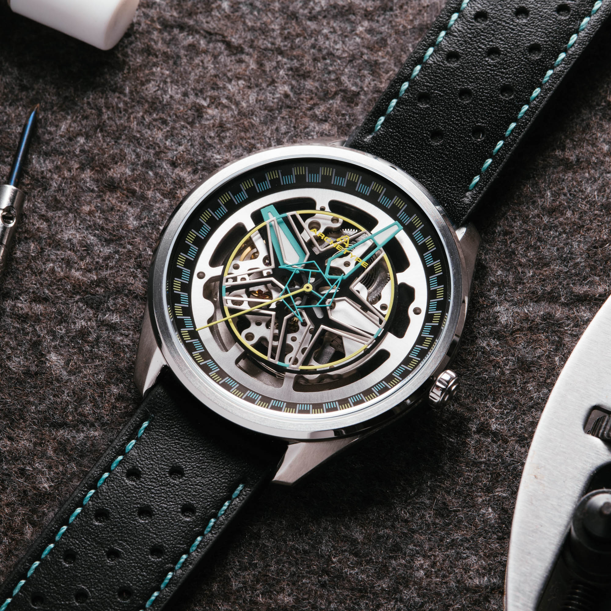 Challenger Automatic Steel Aqua thumbnail 2