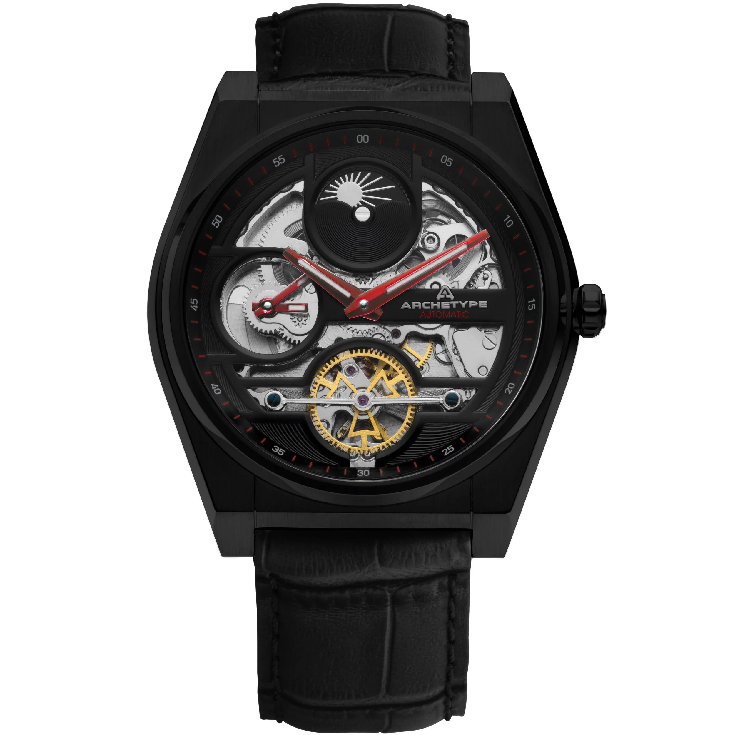 Rogue Automatic All Black Red selected view