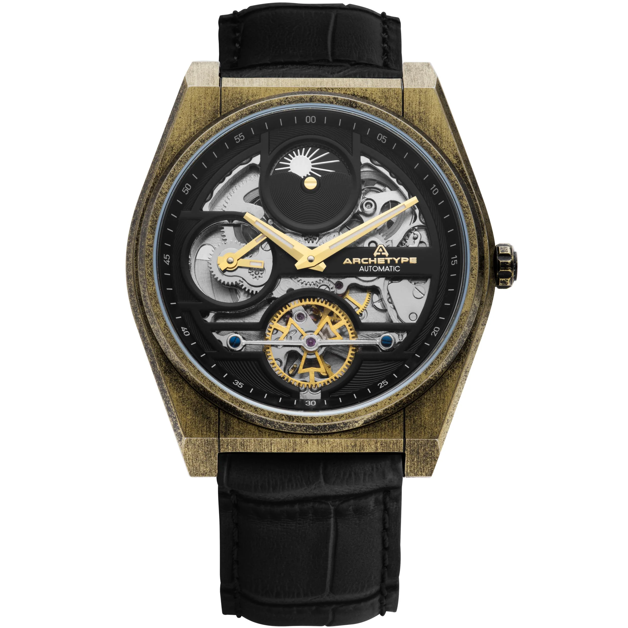 Rogue Automatic Antique Brass Black selected view
