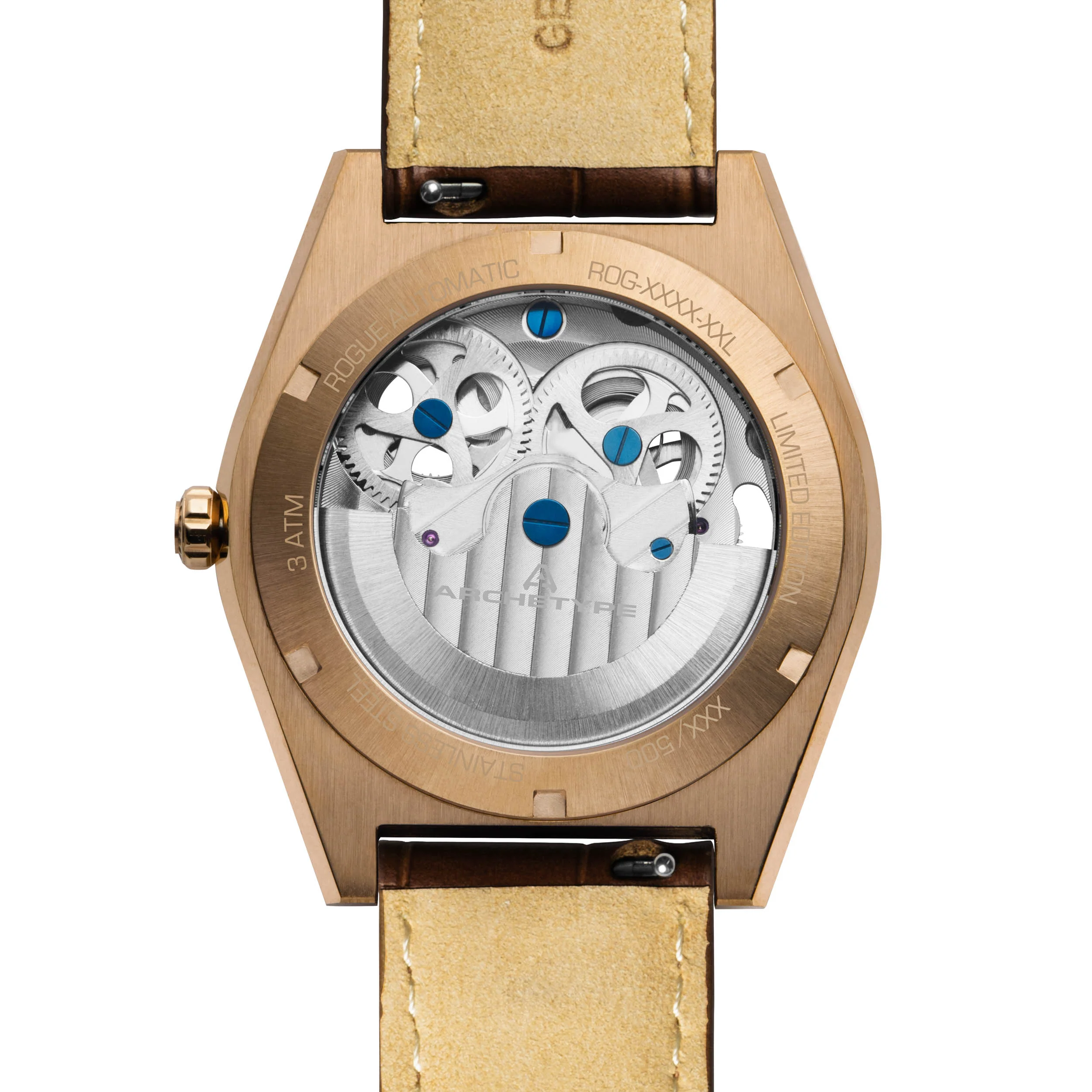 Rogue Automatic Rose Gold Brown White thumbnail 3