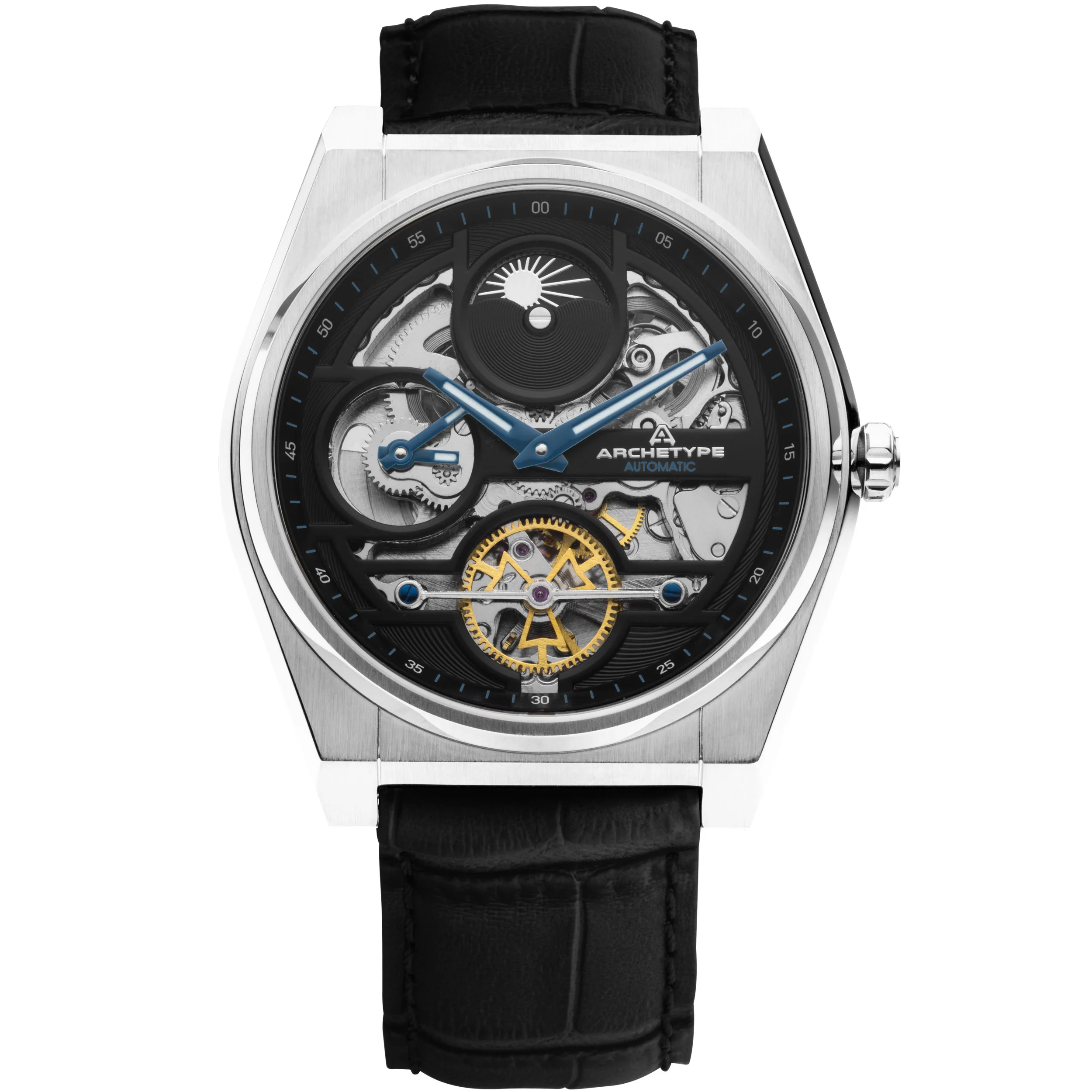 Rogue Automatic Silver Black selected view