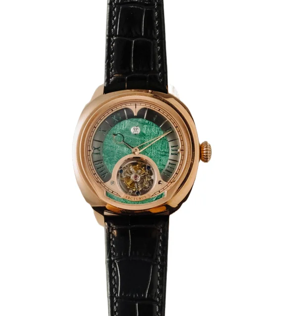 LC-2 Rose Gold Green Meteorite