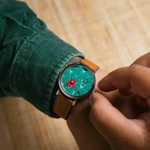 Charley Harper Coniferous Cardinal Jump Hour Automatic
