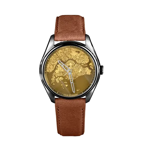 Singapore Brass Golden Second