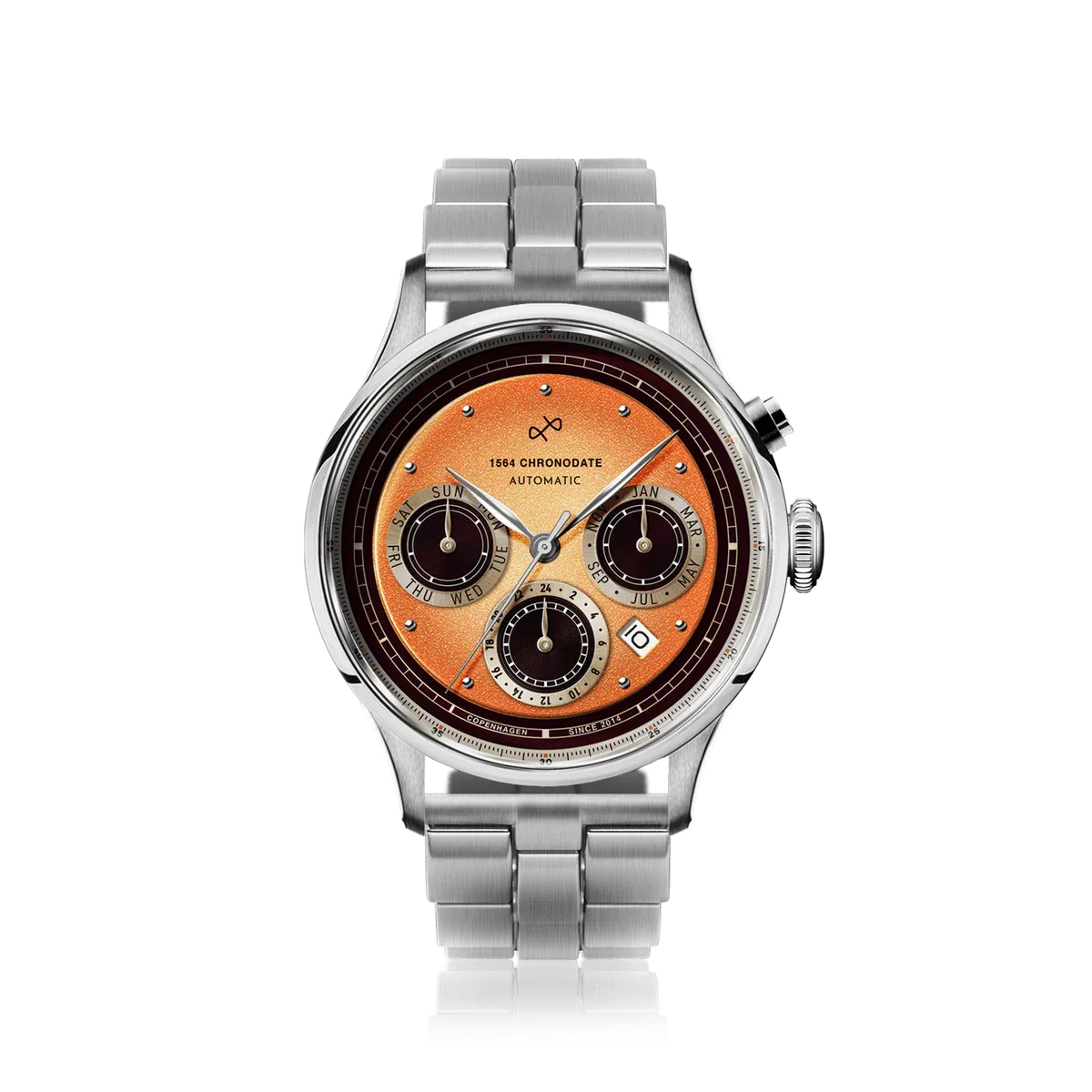 1564 Chronodate Automatic, Steel / Negroni selected view