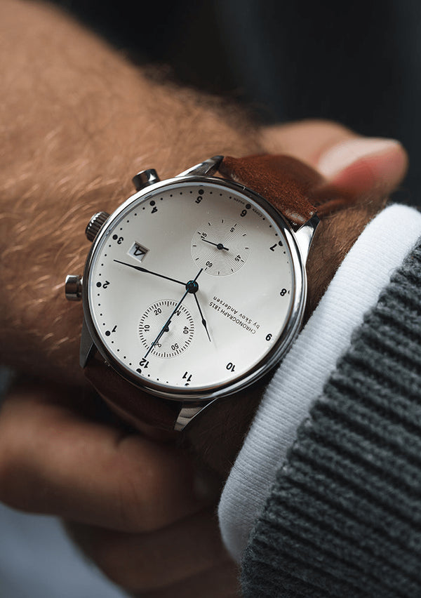 1815 Chronograph, Steel / White thumbnail 2