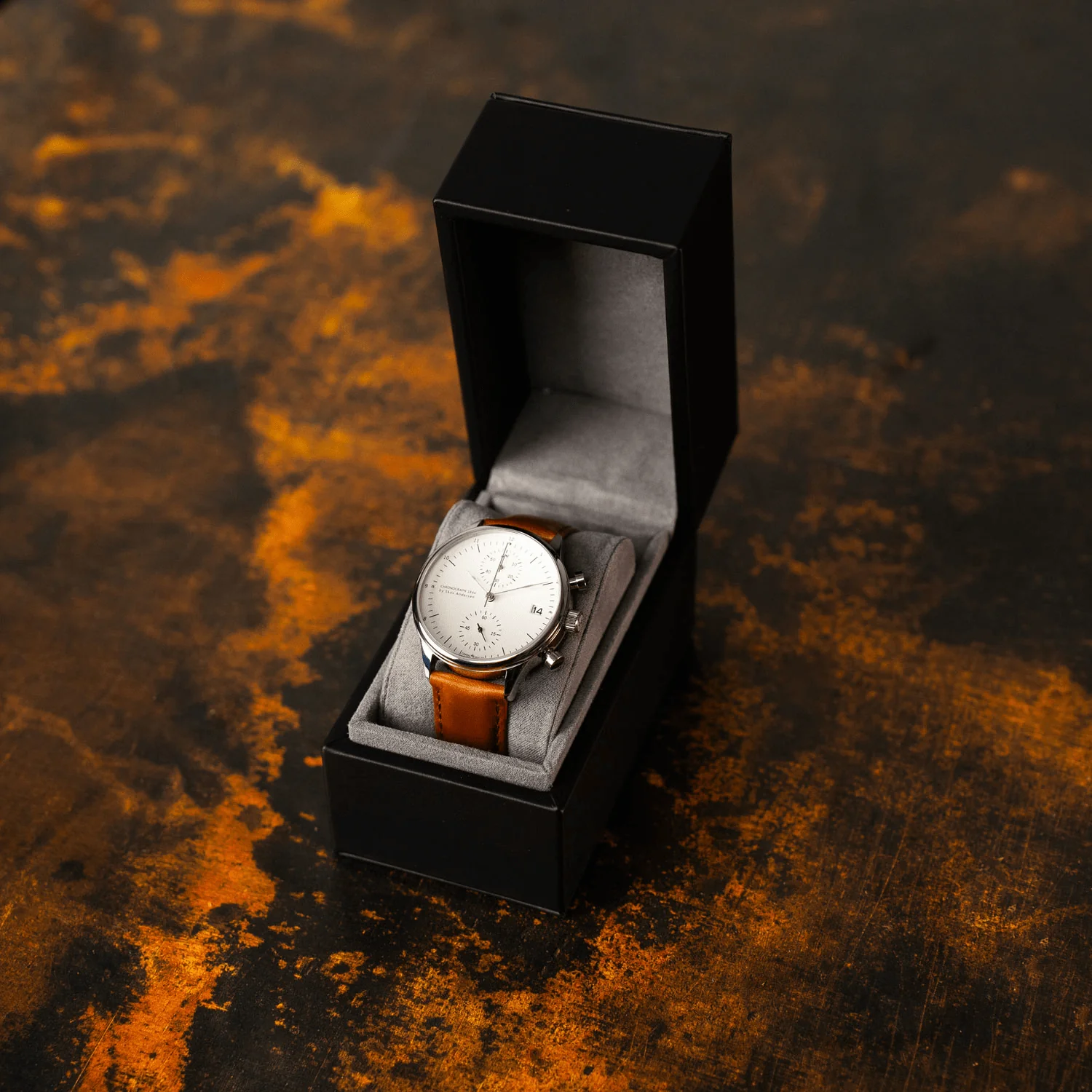 1844 Chronograph, Steel / White thumbnail 3