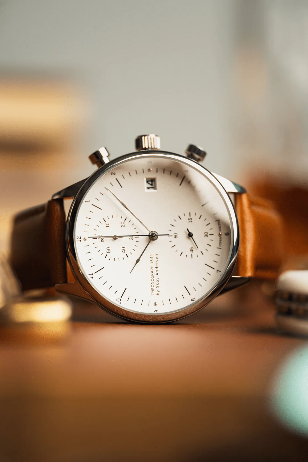 1844 Chronograph, Steel / White thumbnail 4