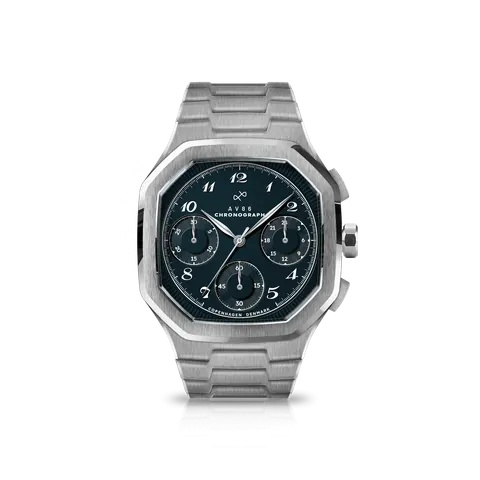1904 Chronograph, Steel / Blue