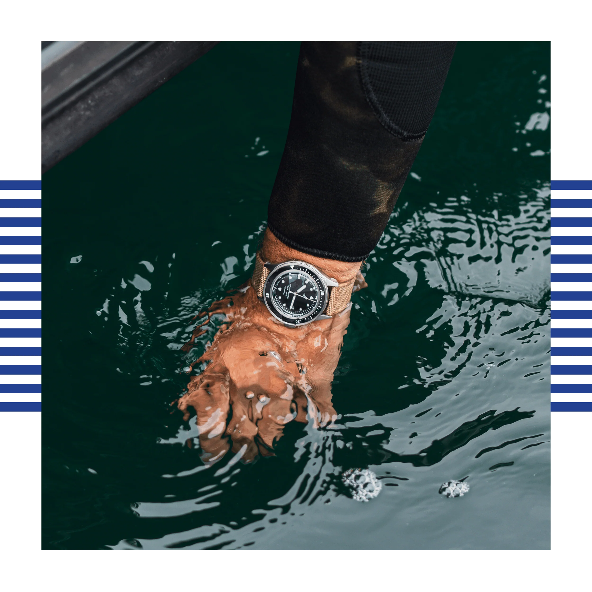 1956 Marine Automatic, Steel / Black thumbnail 2