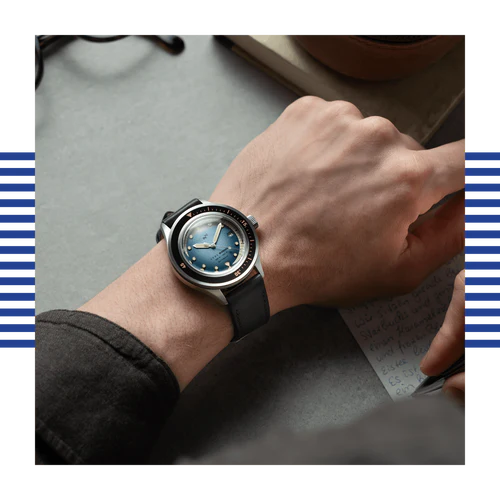 1956 Marine Automatic, Steel / Blue Fade thumbnail 2