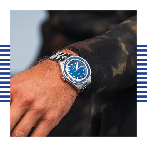 1956 Marine Automatic, Steel / Blue thumbnail 2