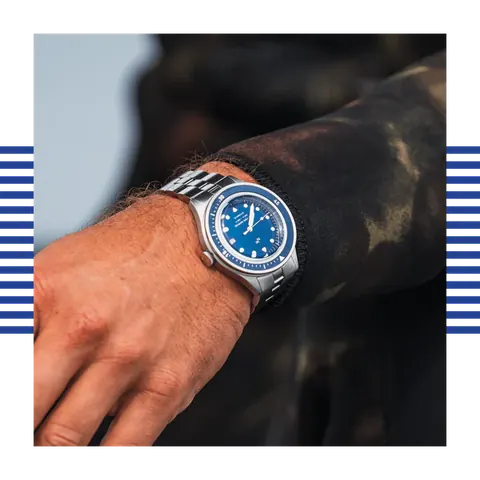 1956 Marine Automatic, Steel / Blue