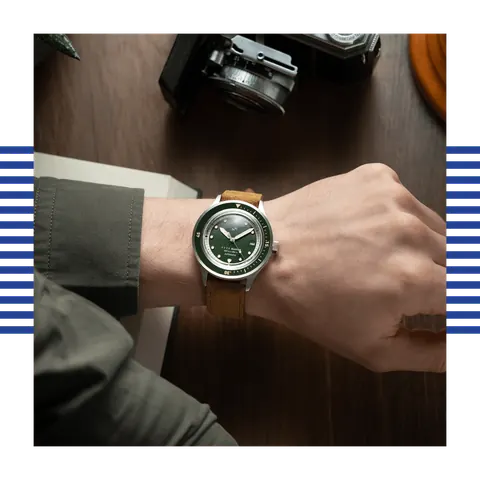 1956 Marine Automatic, Steel / Green