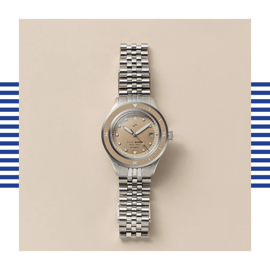 1956 Marine Automatic, Steel / Sand thumbnail 2