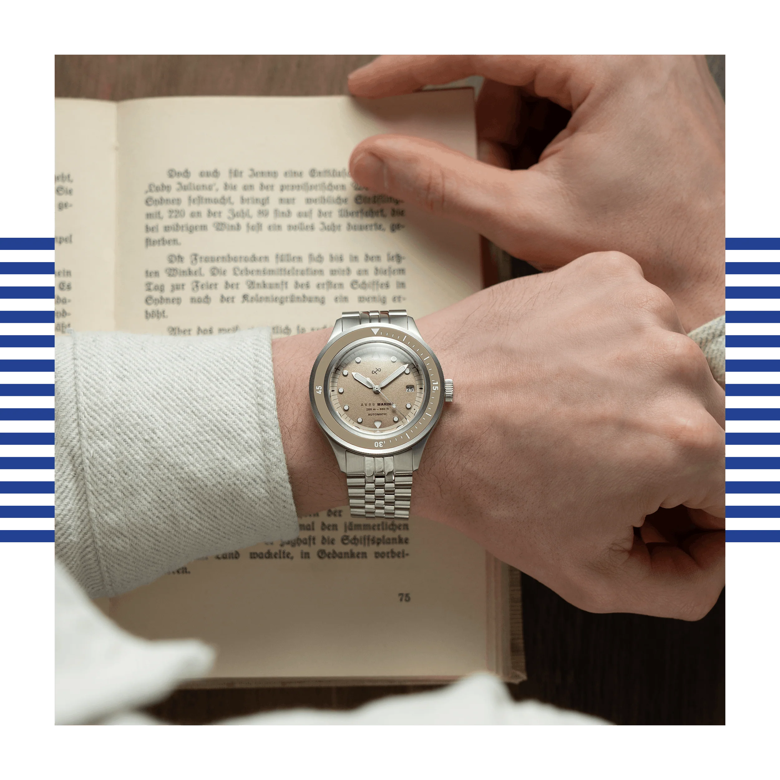 1956 Marine Automatic, Steel / Sand