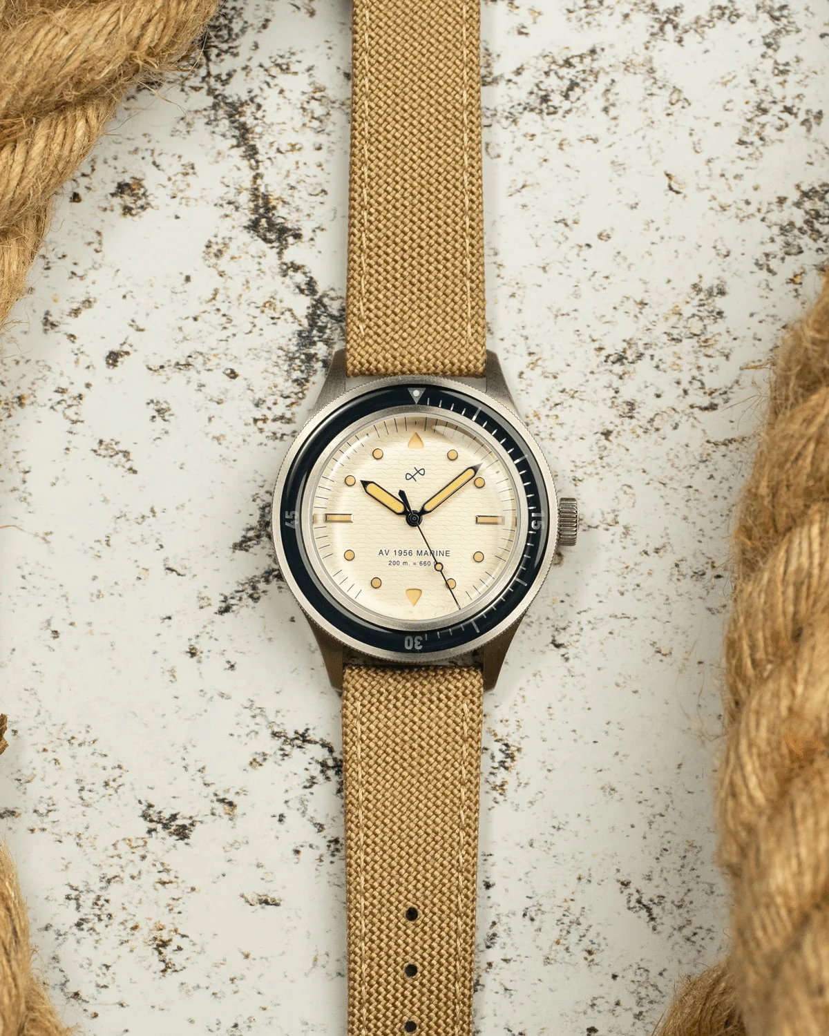 1956 Marine, Steel / Navy & Off White thumbnail 4