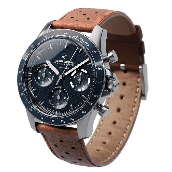 1960 Racing Chronograph, Steel / Midnight Blue thumbnail 2