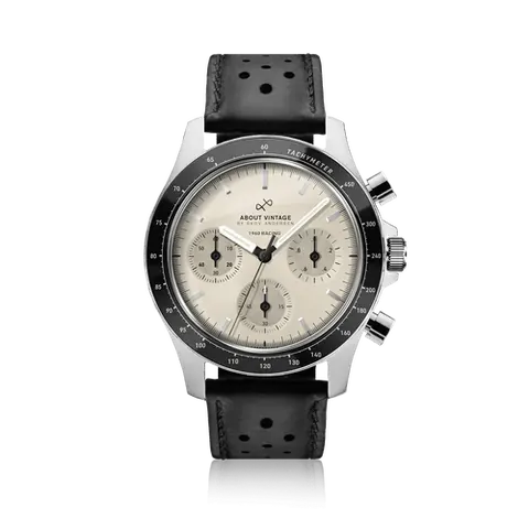 1960 Racing Chronograph, Steel / Off White