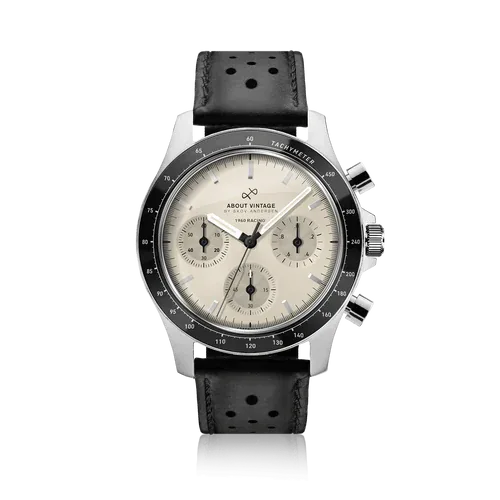 1960 Racing Chronograph, Steel / Off White selected view